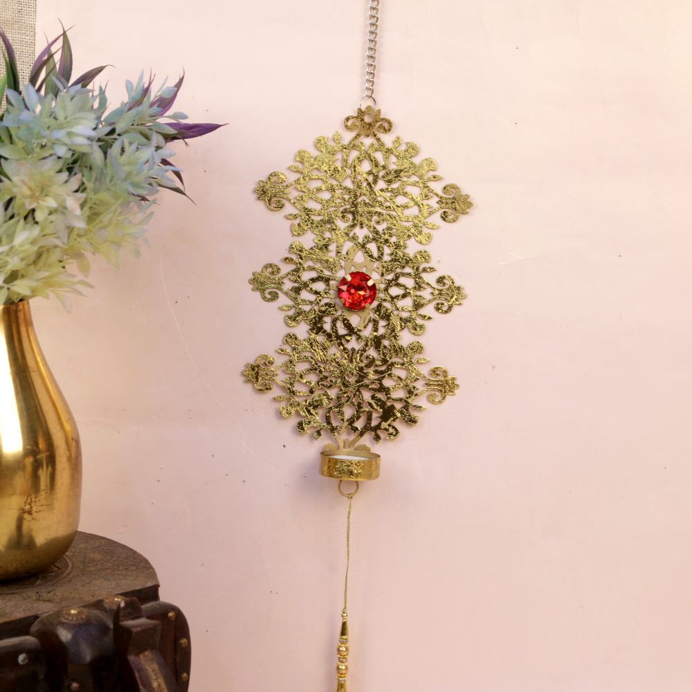 Traditional Indian Hand Painted Hanging Decor