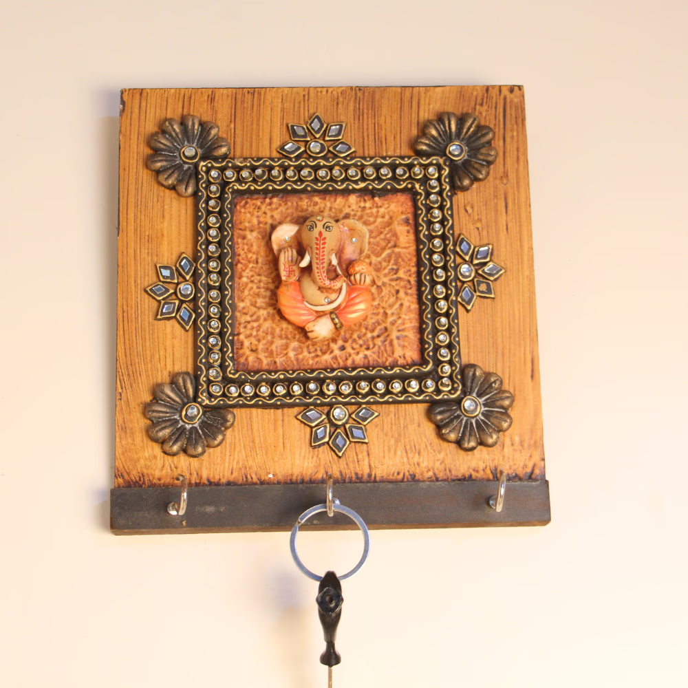 Ganesh Square Key Holder