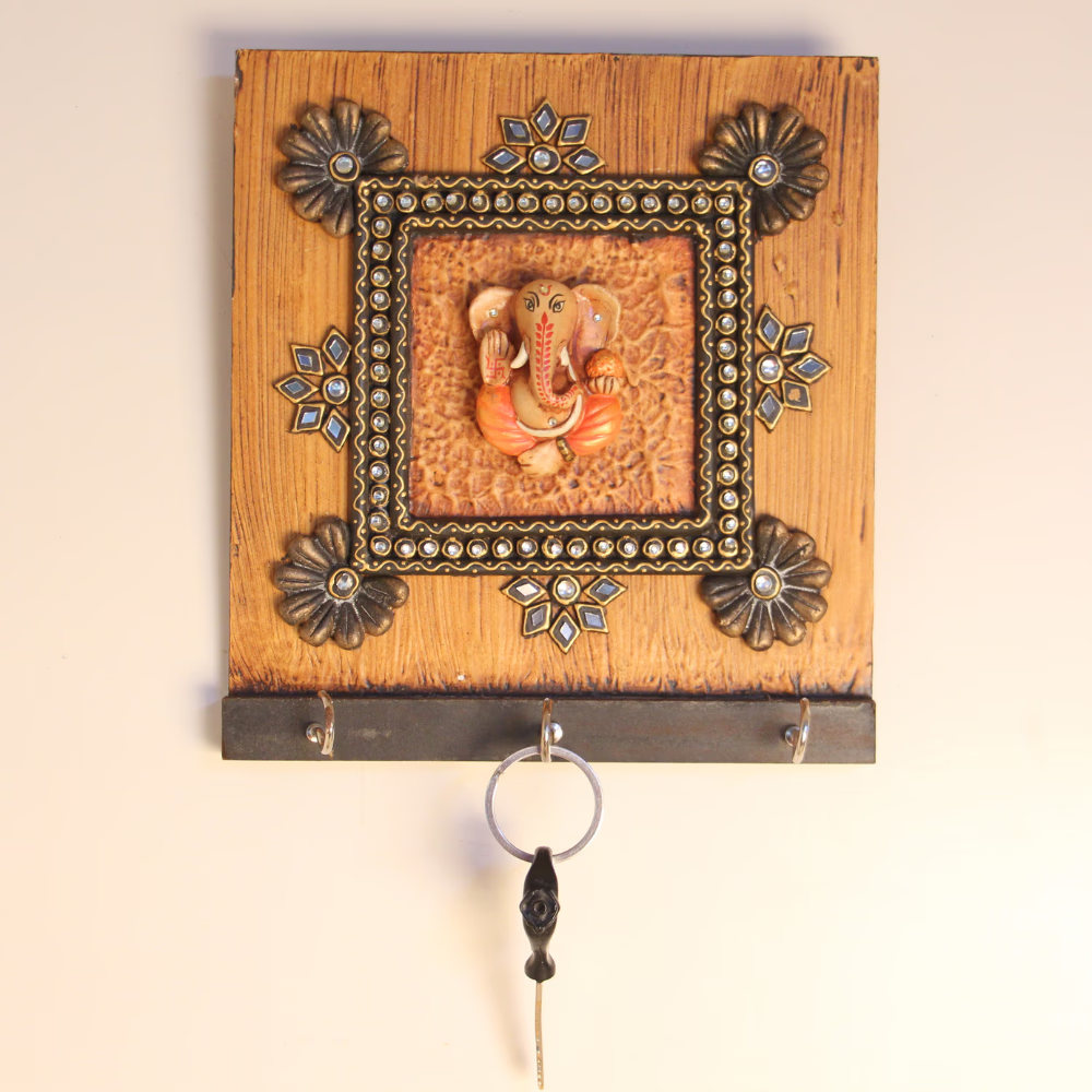 Ganesh Square Key Holder