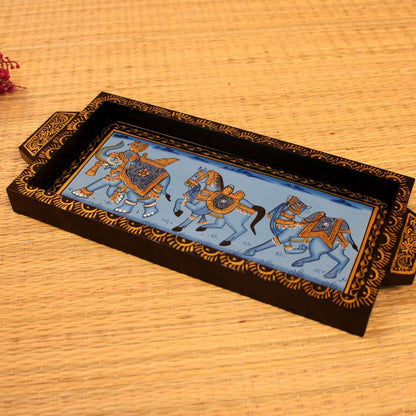 Wooden Printed Serving Tray 6x12