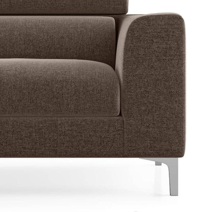 Modern L-Shaped Sectional Sofa with Chaise-Shivora Crafts