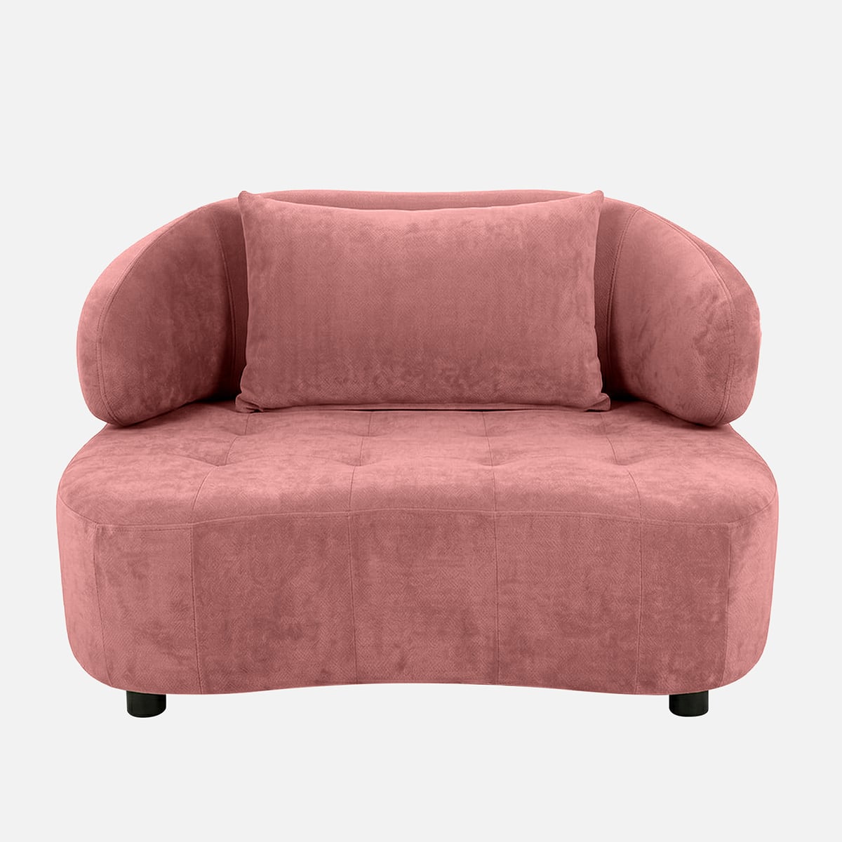 Modern Plush Tufted Chaise Lounge Sofa