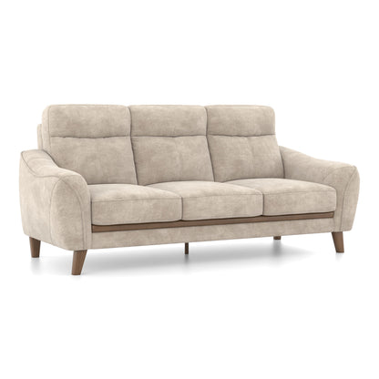 Modern 3-Seater Upholstered Sofa with Cushioned Backrest-Shivora Crafts